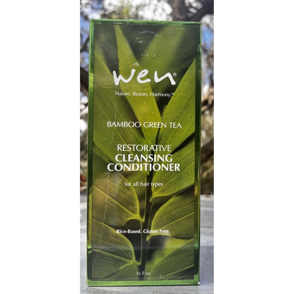 WEN by Chaz Dean Bamboo Green Tea Restorative Cleansing Conditioner 16oz New